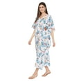 thumbnail image 5 of Gypsie Blu Women's Plus Size Kaftan Dresses for Women Long Maxi Dress, 5 of 7