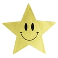 thumbnail image 2 of Pegatinas de estrella doradas para niños, etiquetas de estrella de papel metálico de recompensa, 1,5 pulgadas, 500 en total por rollo, pegatinas amarillas con forma de estrella de cara feliz, 2 of 5