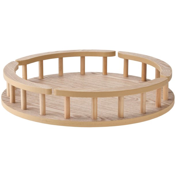 Large Wood Lazy Susan
