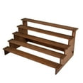 thumbnail image 4 of Colaxi Wood Countertop Display Riser Stand 5 Steps Spice Rack for Kitchen Counters 50x30x23.2cm, 4 of 8