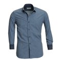 thumbnail image 2 of Chemise Slim Slim Design Homme Multicolore, Confection Coton Européen, Petite Taille, 2 of 6