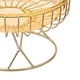 thumbnail image 5 of Cesta de almacenamiento de frutas de alambre de Metal, cuenco para servir aperitivos y verduras, soporte para cesta, bandeja de frutas para centro de Amarillo L BLESIY Canasta de frutas, 5 of 6