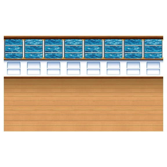 6 Pack Beistle Cruise Ship Deck Party Backdrop