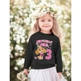 thumbnail image 3 of Tstars Girls 3rd Birthday Gift Tshirt Birthday Gift for 3 Year Old Paw Patrol Skye Birthday Shirts for Girl Party B Day Birthday Party Toddler Kids Sweatshirt, 3 of 5