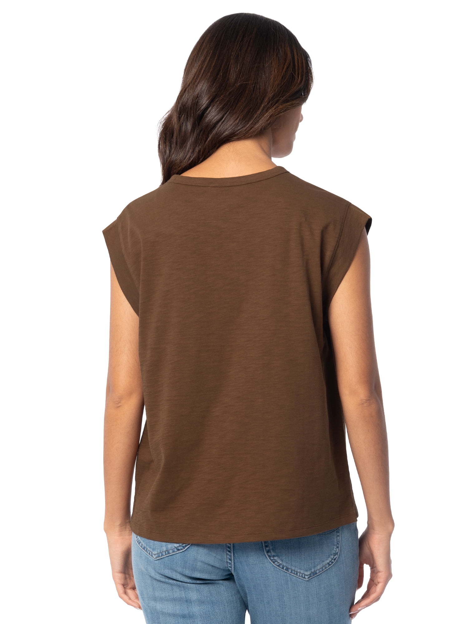 Time and Tru Women's Muscle Tee, Sizes XS-XXXL