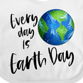 thumbnail image 4 of Inktastic Every Day is Earth Day Boys or Girls Baby Bib, 4 of 4