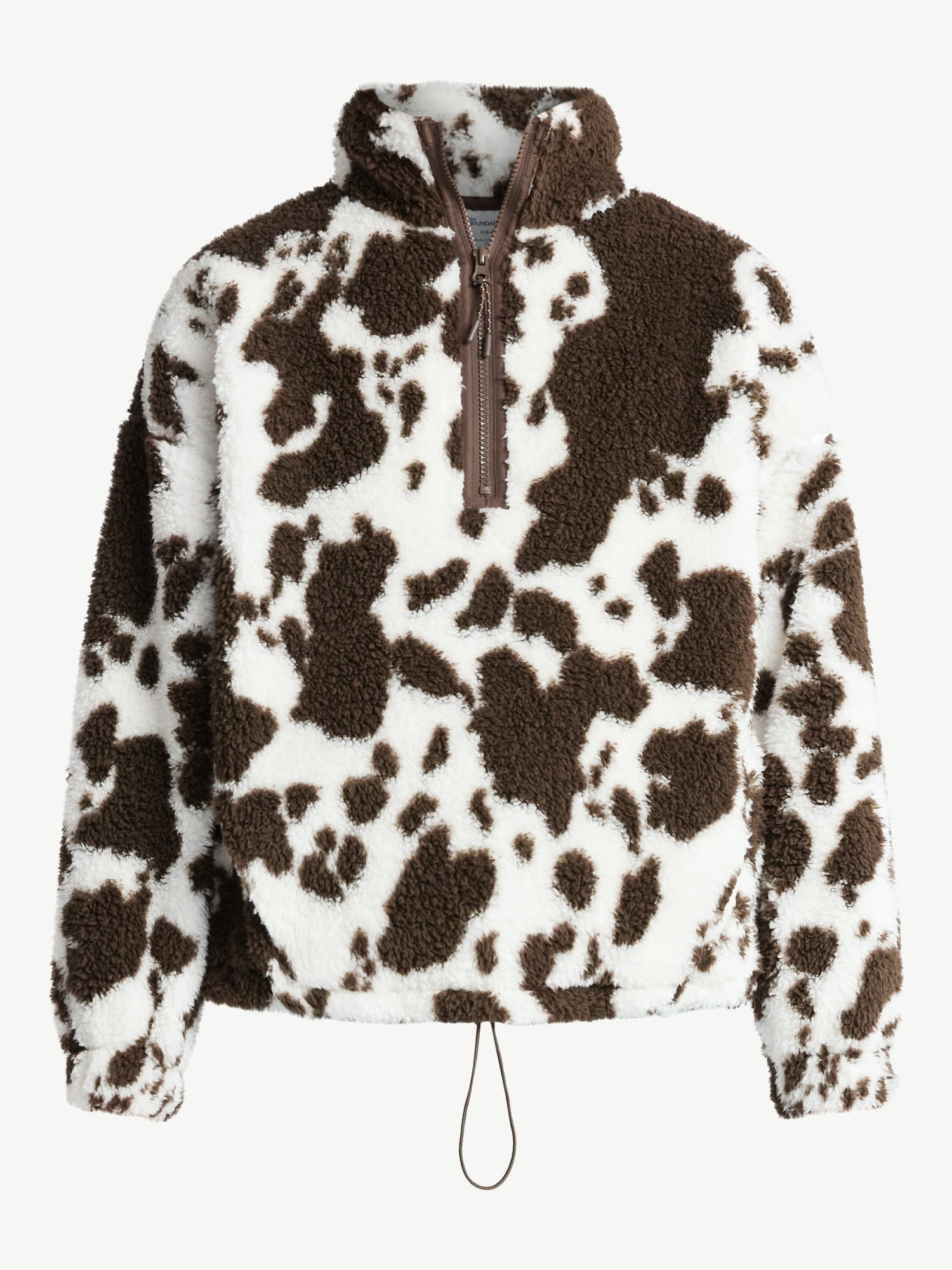 No Boundaries Plush Half-Zip Pullover, Women's and Plus