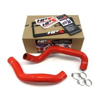 HPS Red Reinforced Silicone Radiator Hose Kit Coolant for Ford 94-95 Mustang GT / Cobra