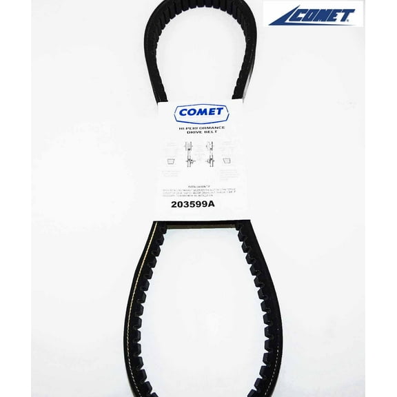 203599A Original Comet Asymmetric Cogged Belt;  Fits 30 Series Comet TVA Kit