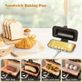 thumbnail image 2 of Breakfast Sandwich Maker,Sandwich Maker, Hot Dog Toaster,Press Bakeware Nonstick Frying Pan Pancake Pan Cooker, 2 of 8
