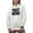 White, variant on Equality Hurts No One with Male & Female Symbol, White Hooded Sweatshirt or Hoodie, 3XL