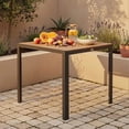 thumbnail image 3 of Mesa Loreto 80x80 Gris Obscuro Aluminio Polywood, 3 of 6