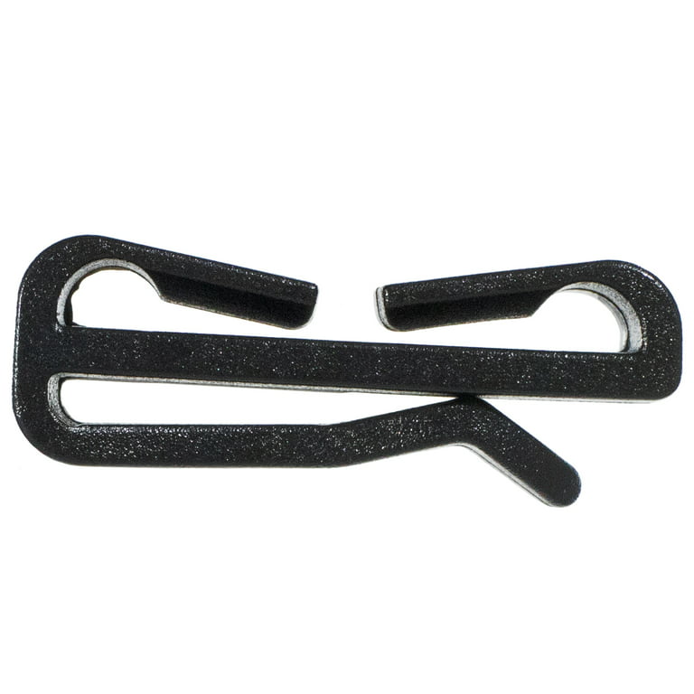 Paracord Planet 1 Inch Strap Clip - Black Plastic - Fits 1 Inch Webbing -  Easily Attach to Backpacks and Bags