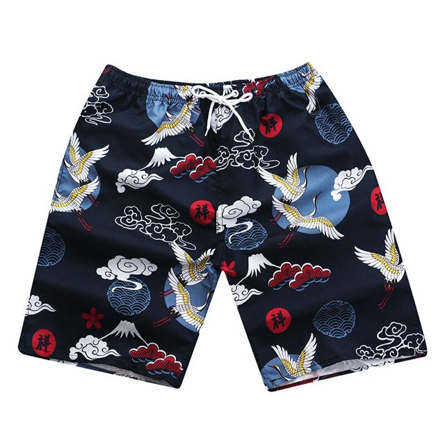 Pantalones cortos con estampado para hombre, Shorts rectos, holgados y cómodos, para la playa, para jóvenes, para primavera y verano Fivean unisex