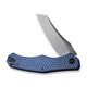 thumbnail image 3 of WE Knife RekkeR Frame Lock 22010G-4 Blue Titanium CPM 20CV Steel Pocket Knives  Cuchillo, 3 of 9