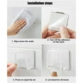 thumbnail image 3 of Tumotour Kitchen Storage Rack Seamless Wall Mounted Pot Lid Rack Cabinet Chopping Board Rack Serving Board Placement Rack Multifunctional Storage Racks, 3 of 6
