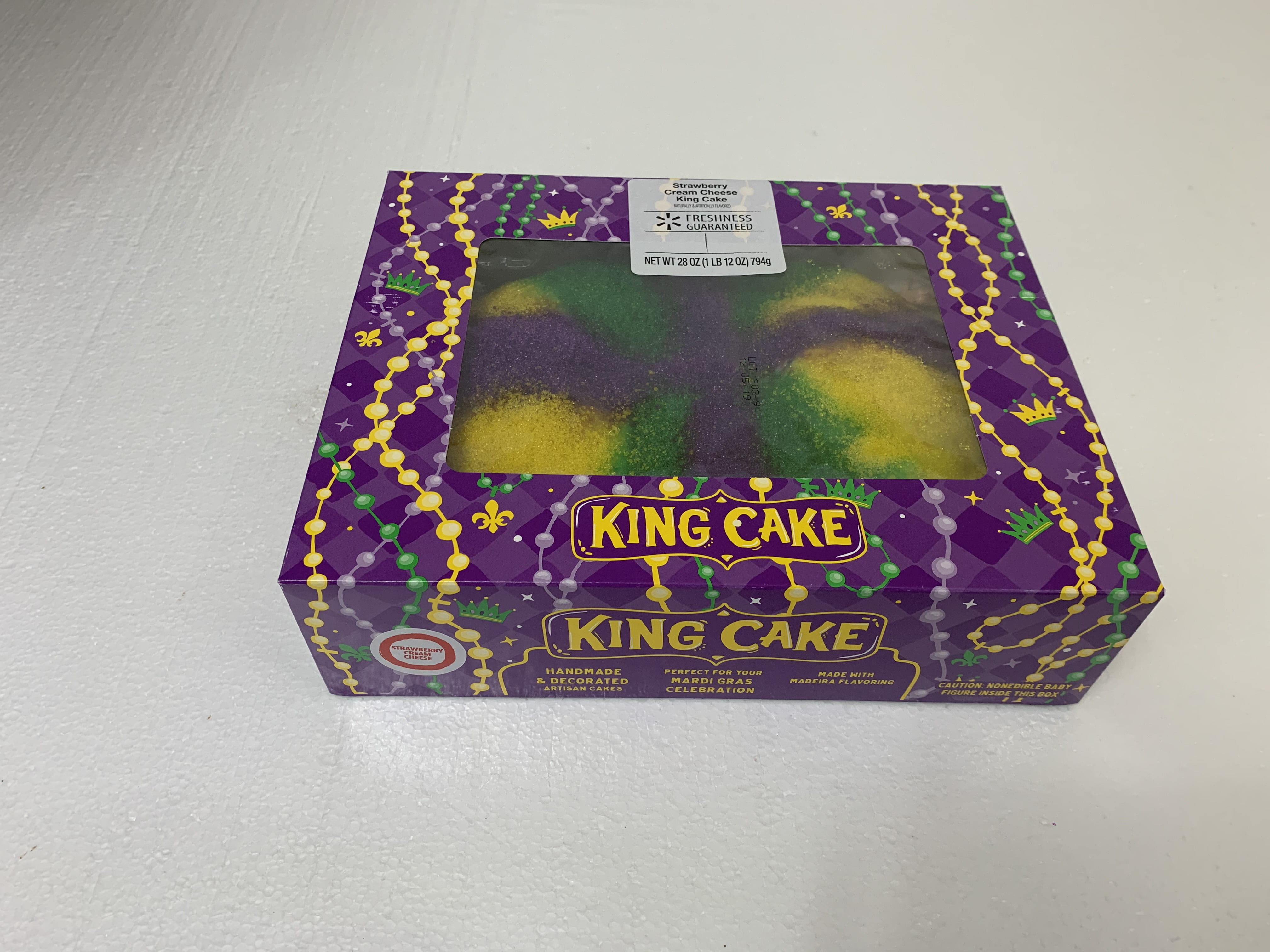 Freshness Guaranteed *strawberry Cream Cheese King Cake
