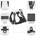 thumbnail image 6 of Picia Pistachio Green Checkboard No-Pull Dog Harness Reflective Front Clip Vest with Handle,Step-in Air Dog Harness,Adjustable 2 Metal Rings 4 Buckles,Easy to Put on & Take Off Large, 6 of 9