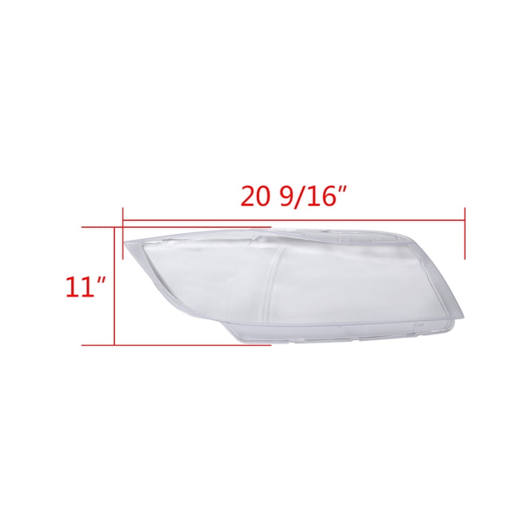 Pair Front Headlight Headlamp Lens Clear Cover Replacement For Pair Front Headlight Headlamp Lens Clear Cover Replacement For