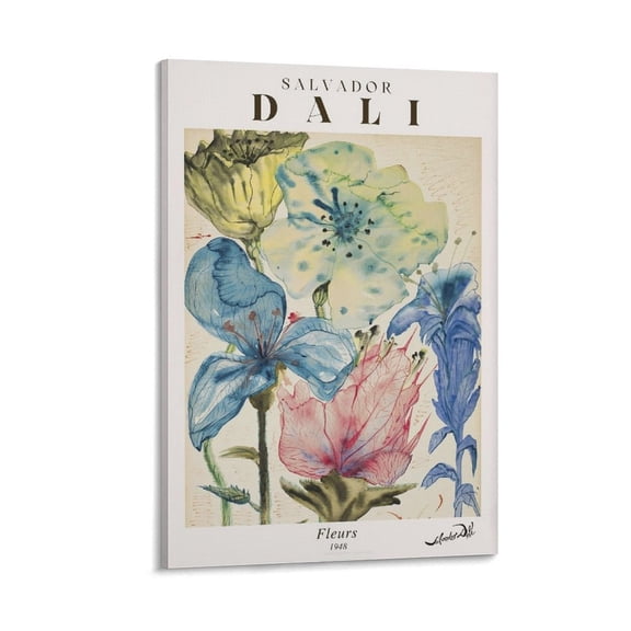 Salvador Dali Posters (14) Canvas Art Poster and Wall Art Picture Print Modern Family bedroom Decor Posters 16x24inch(40x60cm)