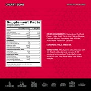 BSN N.O.-XPLODE Vaso Pre Workout Powder with 8g of L-Citrulline and 3.2g Beta-Alanine and Energy, Flavor: Cherry Bomb, 24 Servings
