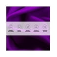 thumbnail image 2 of Calceta Larga Medieta Rayada Algodón Moda Mujer 3 Piezas Violeta Unitalla, 2 of 5