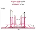 thumbnail image 4 of Costway Horizontal Train Bar W/ 4'x8'x2'' Gymnastics Mat 4 Folding Panel Exercise Fitness, 4 of 11