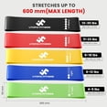 thumbnail image 6 of Utopia Fitness Loop Resistance Bands for Working Out Set of 5, Resistance Loop Bands for Exercise Stretching & Strength Training, 6 of 7