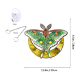 thumbnail image 2 of Spanish Moon Pendant Stained Acrylic Window Hanging, Butterfly Wall Decor for Butterfly Lovers Housewarming Gift, L A, 2 of 6