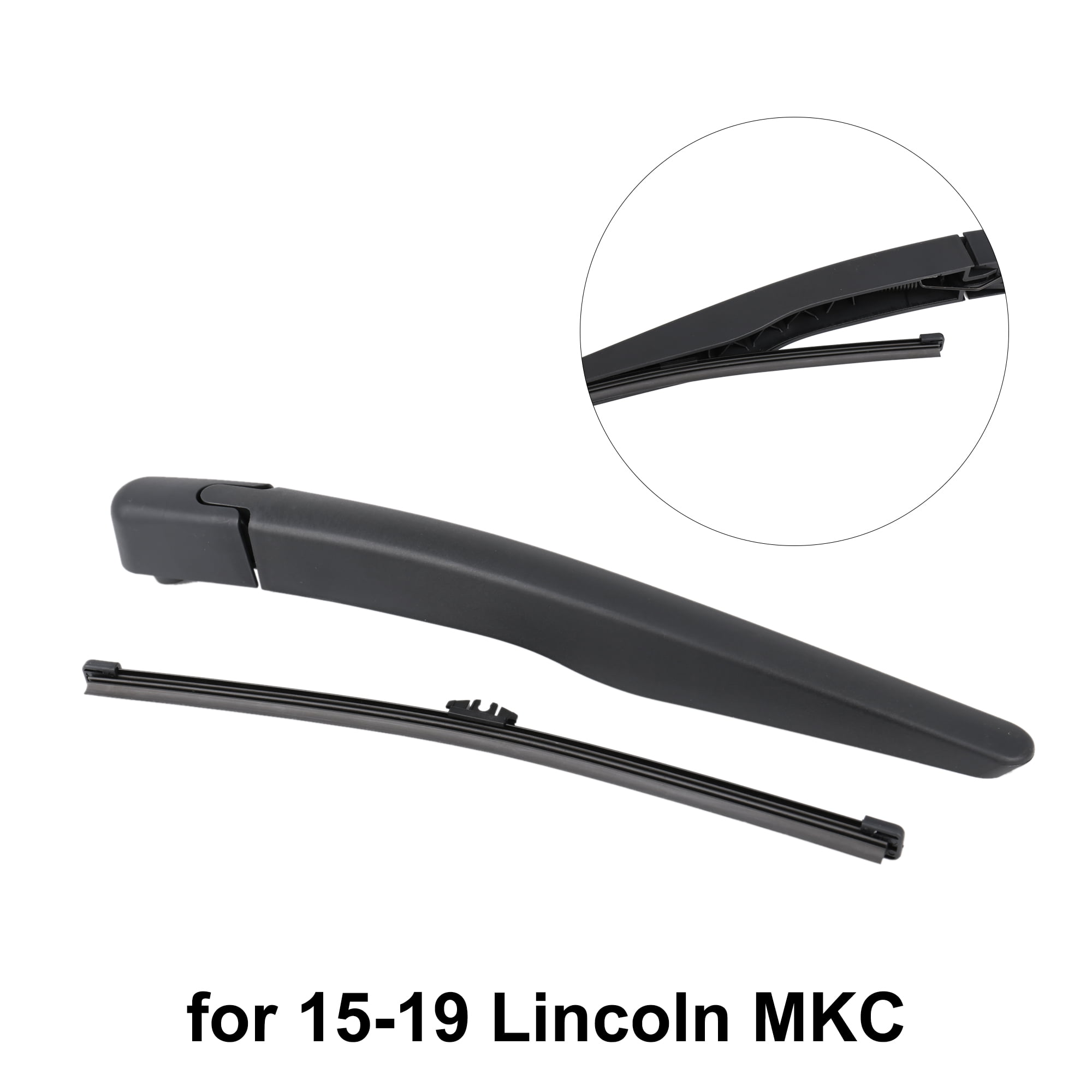 ACROPIX Rear Windshield Wiper Blade Arm Assembly Fit for Lincoln MKC MKX Pack of 2 Black 