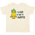 thumbnail image 3 of Inktastic I Love My Auntie with Pineapple Boys Toddler T-Shirt, 3 of 5