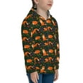 thumbnail image 5 of Rocae Cute Little Foxes for Zip Up Hoodies for Teen Sweatshirt with Hood-Medium, 5 of 6