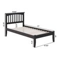 thumbnail image 6 of Mission Platform Bed with Open Foot Board in, in Multiple Colors and Sizes, 6 of 7