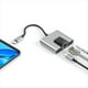 thumbnail image 2 of Adaptador de Red LAN Tipo C una Ethernet Hub USB C una EstacióN de Acoplamiento de Carga RáPida PD de Audio de 3,5 mm para TeléFono MóVil PortáTil, 2 of 5