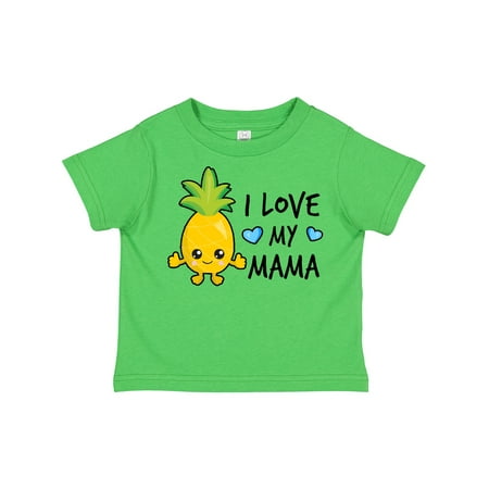 

Inktastic I Love My Mama with Pineapple Gift Toddler Boy Girl T-Shirt