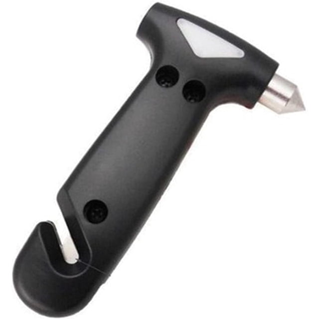 Rescue Ready, Emergency Hammer for Immediate Action, Car Escape Tool with Quality Guaranteed ABS Plastic, Window Punch for Swift Release, Adjustable Retention Strap for Convenient