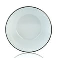 thumbnail image 5 of Novomoskovsjka Posuda Red White Polka-Dot Enamel Serving Bowl Set of 3 pcs Shatterproof Enameled Steel Fruit and Salad Bowls for Cooking Enamel Mixing Bowl for Indoor and Outdoor Use Metal Bowls, 5 of 10