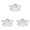 Silver 3PCS, variant on He Moton 9 Inch Five Pointed Star Shaped Ca Ke Pan Aluminum Nonstick Cake De Corating Mould Tins Bakeware Tool For Birthday Anniversary Wedding Party