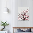 thumbnail image 3 of Small Size Traditional Chinese Painting of Birds on Canvas Prints Wood Framed Wall Art Plum Flowers Print Painting, 3 of 4
