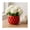 Red, variant on Strawberries Flower Pot for Home Decor - Textured Ceramic Planter for Outdoor and Indoor Plants - Decorative Pot Planter for Garden Spaces, Kitchen Counter, and Patio Styling - 6", Red