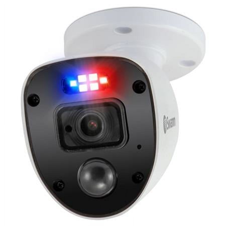 UPC: 0840236127740 | Enforcer 1080p Indoor/Outdoor Add-On Security Camera with  Police-Style  Flashing Lights