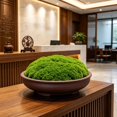 thumbnail image 3 of Moss for Potted Plants, Artificial Green Moss for Crafts Moss Reindeer Moss, Lifelike for Flower Garden Lawn Decoration, Home Studio Restaurant, 3 of 4