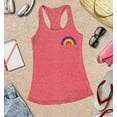 thumbnail image 3 of S4E Women's Rainbow Flag LGBTQ Gay Pride Racerback Slim Fit Small Red, 3 of 4