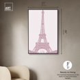 thumbnail image 5 of Pink Sparkling Floral Paris Canvas Paris Art Prints by Art Remedy, Black Frame, 30" x 45", 5 of 7