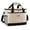 Khaki, variant on Large Capacity Portable Insulated Cooler Tote Bag, Handheld Lunch Ice Bag for Picnic Camping Outdoor Food Storage