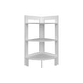 thumbnail image 2 of Depot E-Shop Akutan Side Table with 3 Shelves, 3 Legs, White, 2 of 6