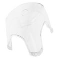 thumbnail image 1 of OFFIGAM Clear Plastic Bath Chair Comfortable Shower Footrest Small Stool for Bathroom Use, 1 of 8