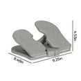 thumbnail image 2 of BESTSKY 2026 New Mini Foot Pedal Exerciser - Foldable Calf Stretching Leg Exercise , Feet Massage Physical Therapy Portable Under-Desk Stepper for Office, Home, Rehabilitation, Fitness, 2 of 7