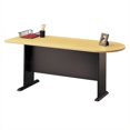 thumbnail image 3 of Peninsula Desk Savannah Beech Top, Slate Gray Base, 3 of 4