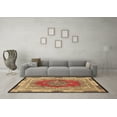 thumbnail image 3 of Ahgly Company Indoor Rectangle Medallion Brown Traditional Area Rugs, 7' x 9', 3 of 4